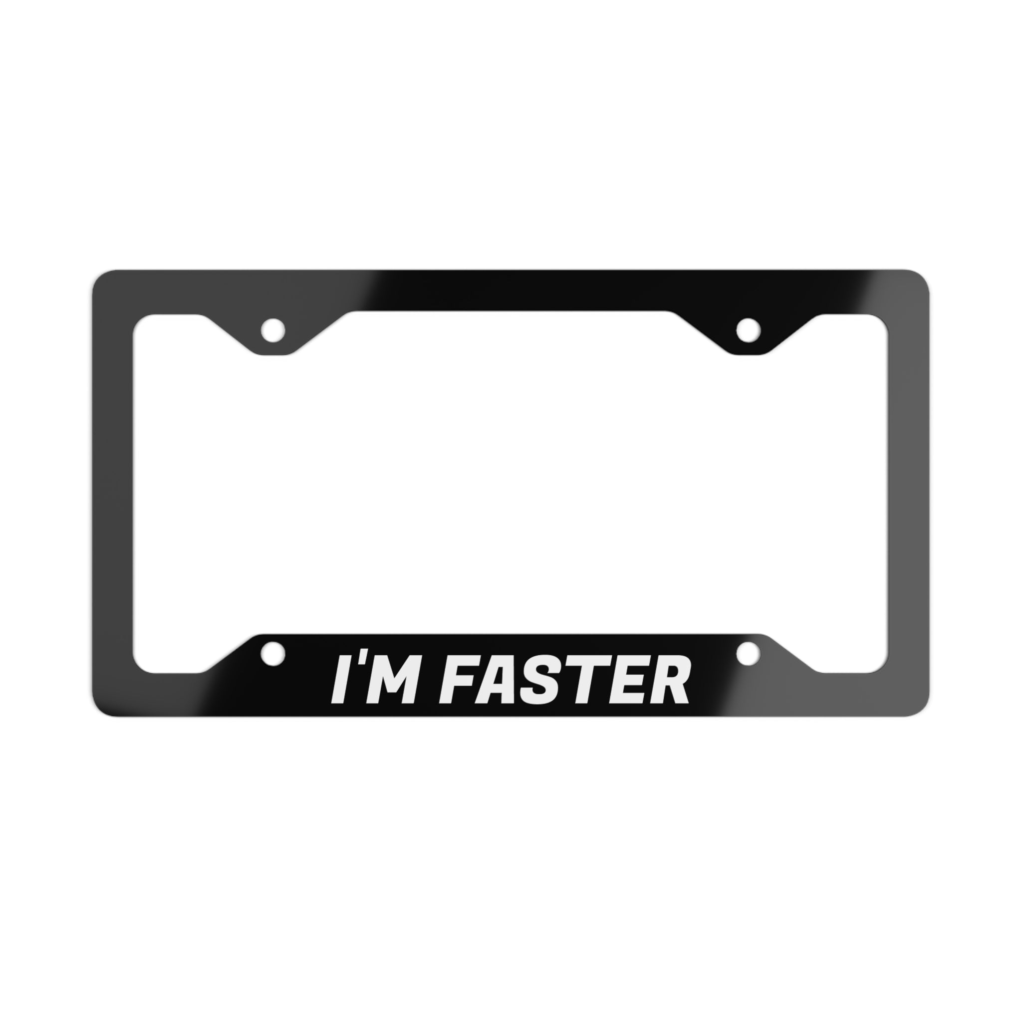 I’M FASTER Plate Frame